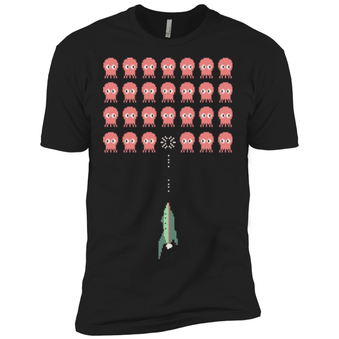 T-Shirts Black / X-Small Lobster invaders Men's Premium T-Shirt