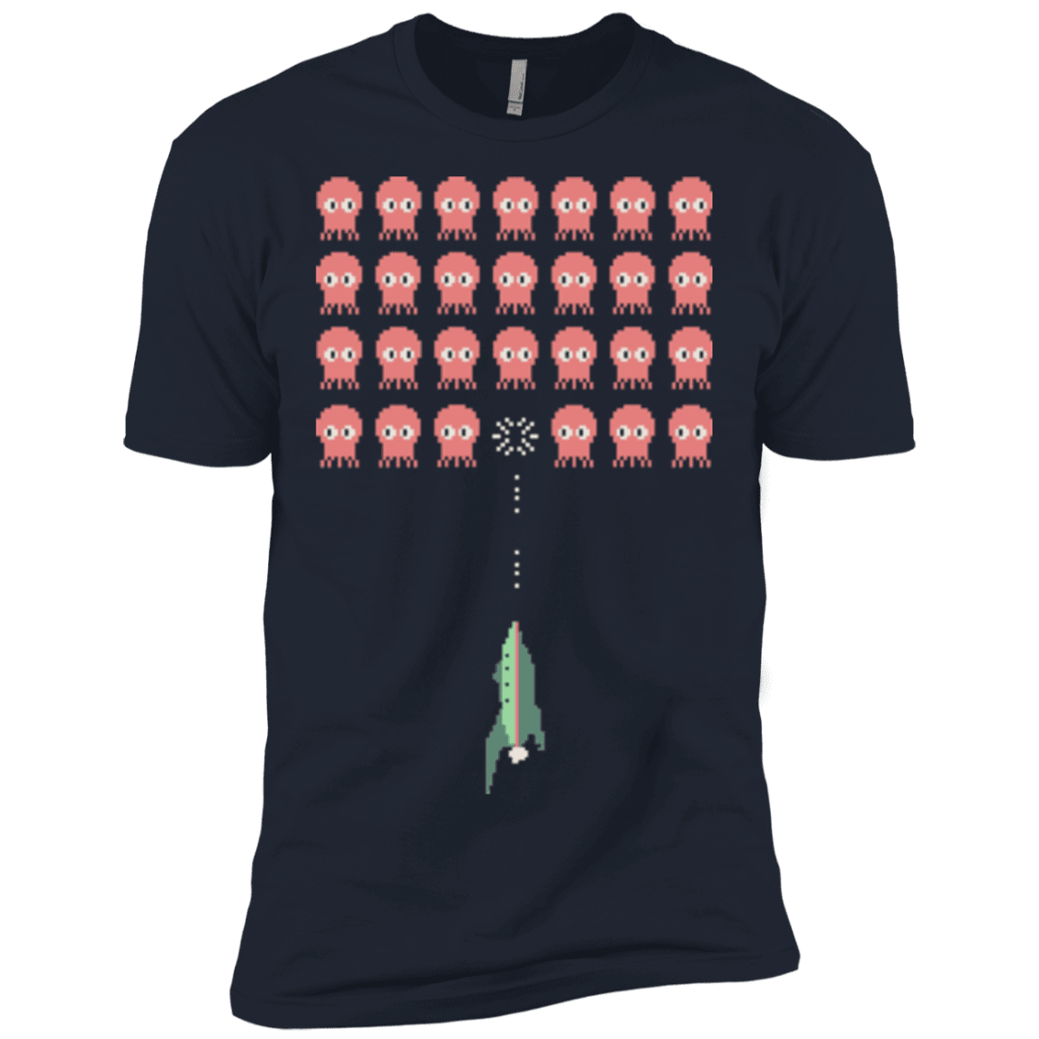 T-Shirts Midnight Navy / X-Small Lobster invaders Men's Premium T-Shirt