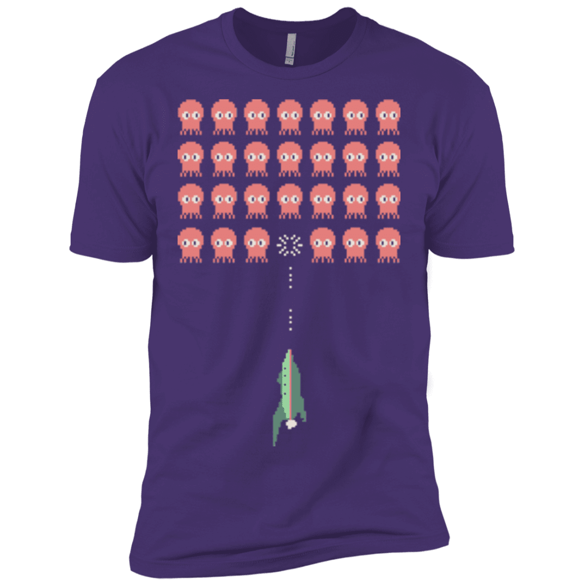T-Shirts Purple / X-Small Lobster invaders Men's Premium T-Shirt