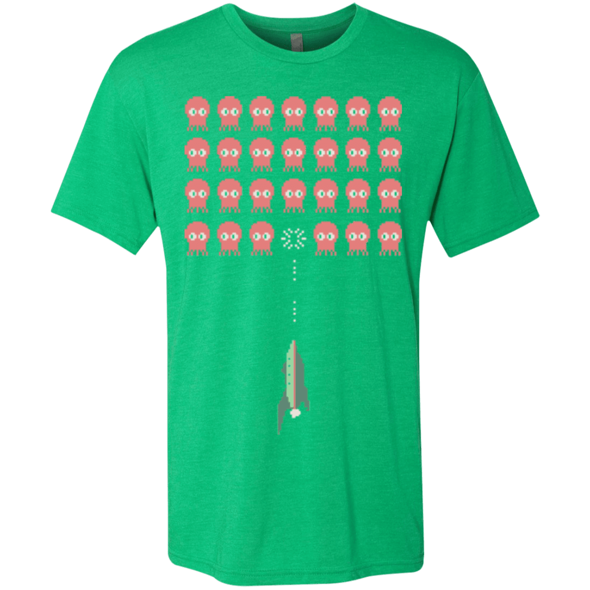 T-Shirts Envy / Small Lobster invaders Men's Triblend T-Shirt