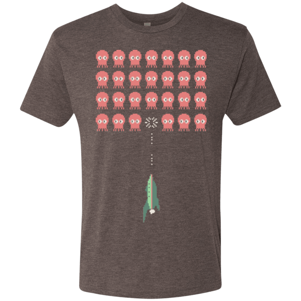 T-Shirts Macchiato / Small Lobster invaders Men's Triblend T-Shirt