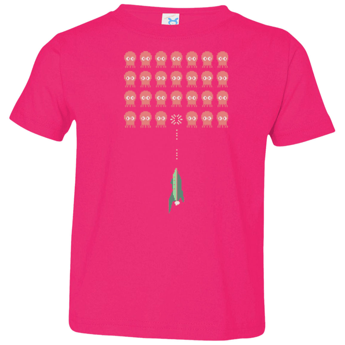 T-Shirts Hot Pink / 2T Lobster invaders Toddler Premium T-Shirt