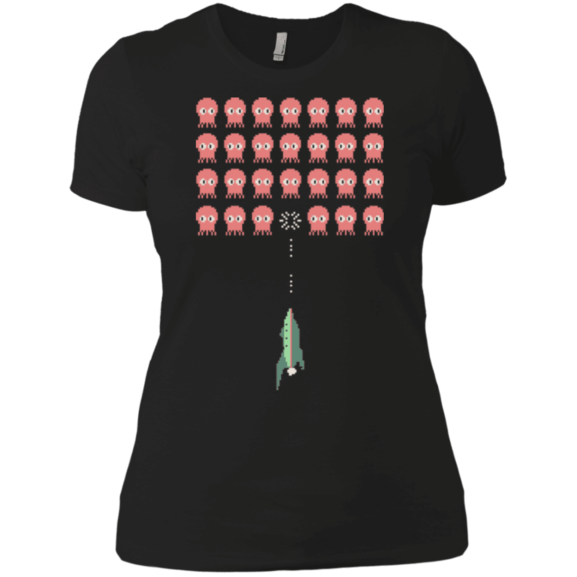 T-Shirts Black / X-Small Lobster invaders Women's Premium T-Shirt