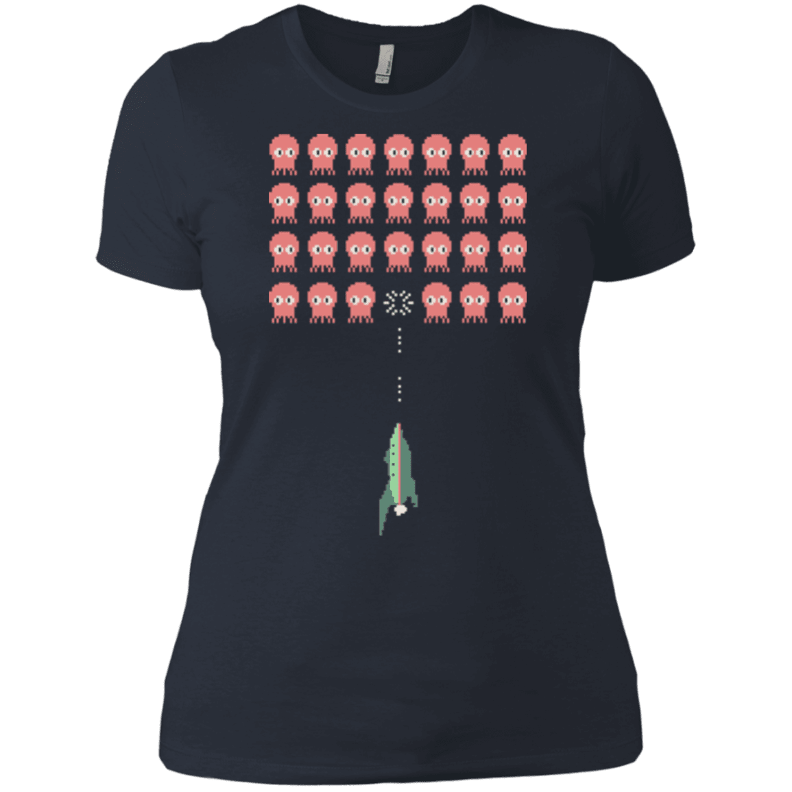 T-Shirts Indigo / X-Small Lobster invaders Women's Premium T-Shirt
