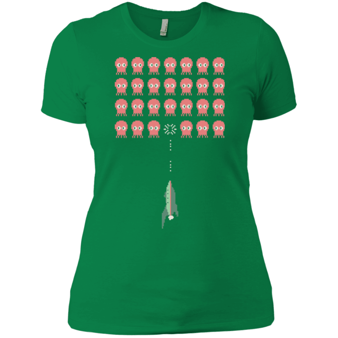 T-Shirts Kelly Green / X-Small Lobster invaders Women's Premium T-Shirt