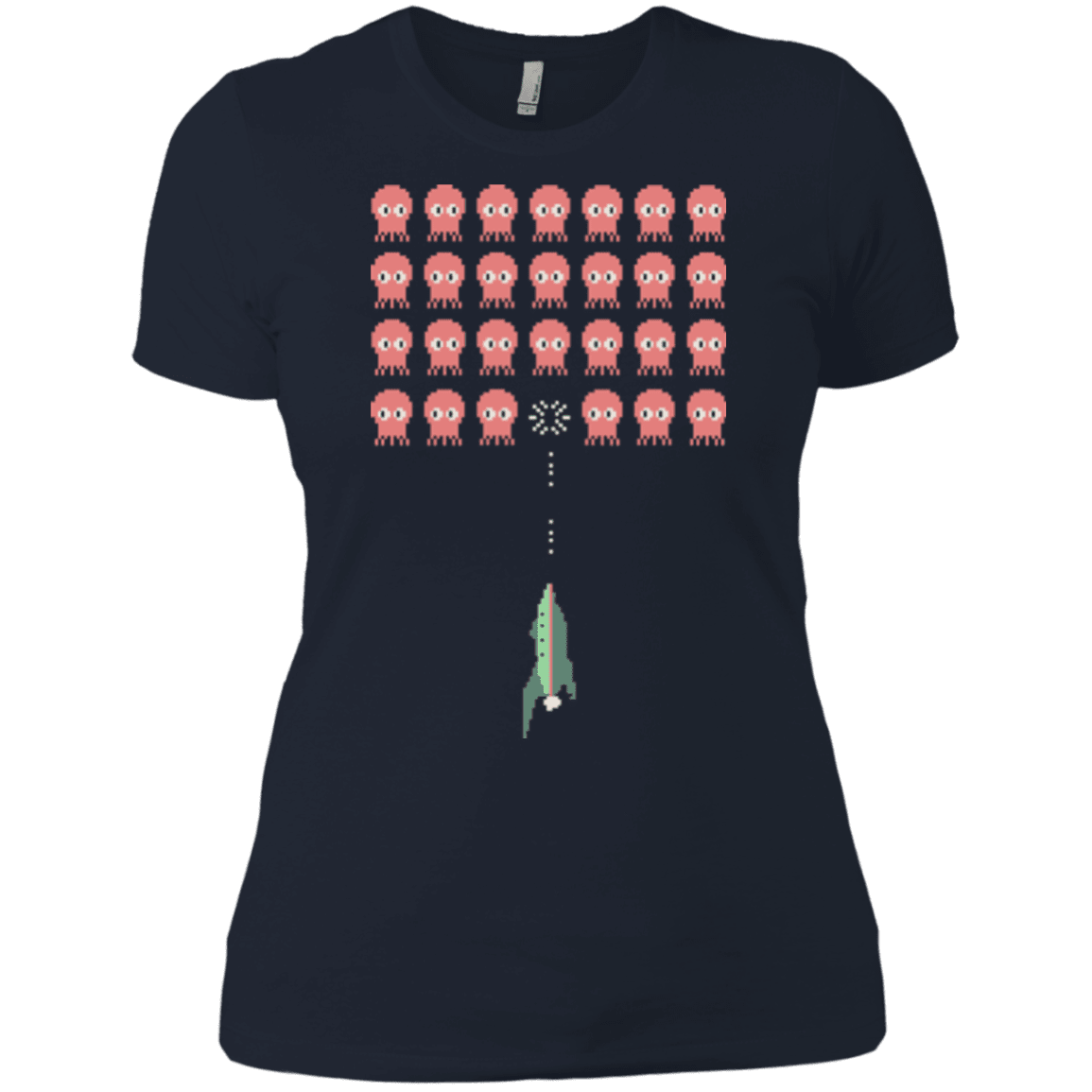 T-Shirts Midnight Navy / X-Small Lobster invaders Women's Premium T-Shirt