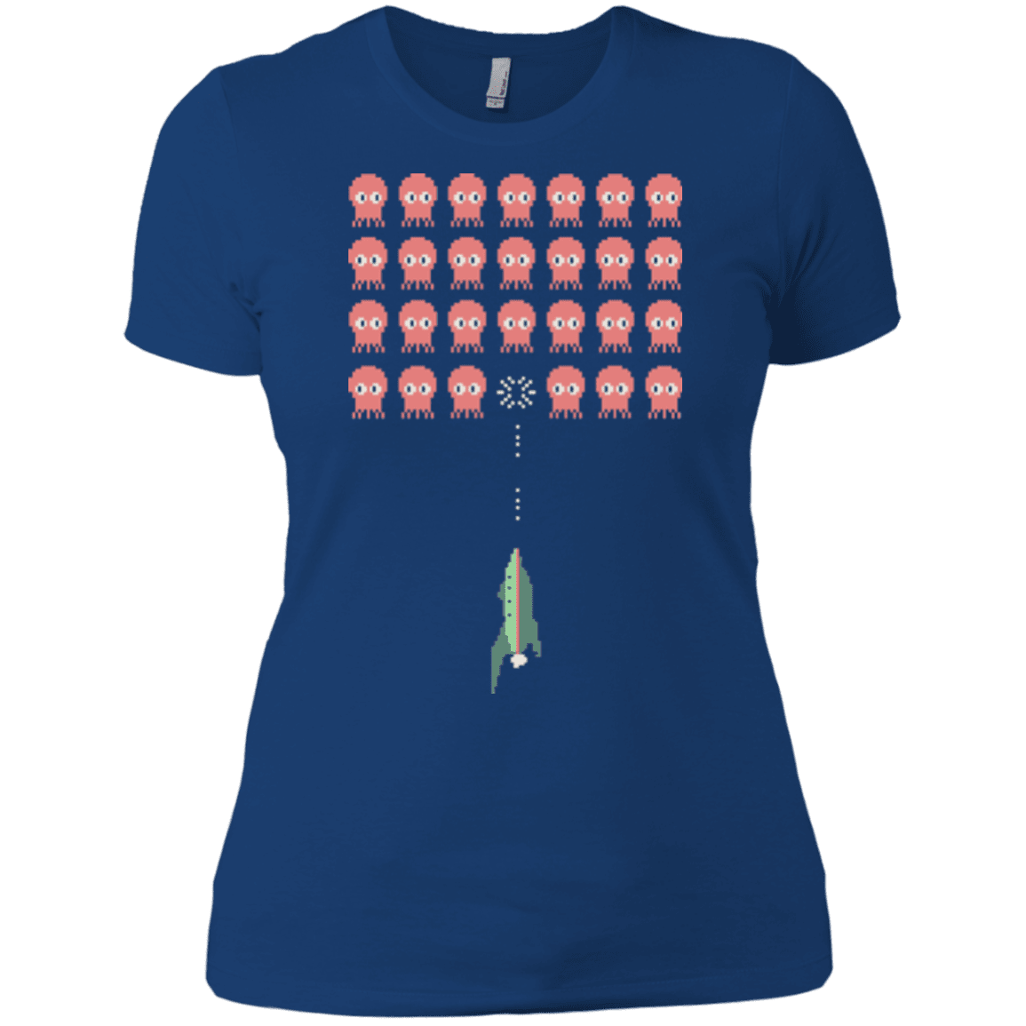 T-Shirts Royal / X-Small Lobster invaders Women's Premium T-Shirt