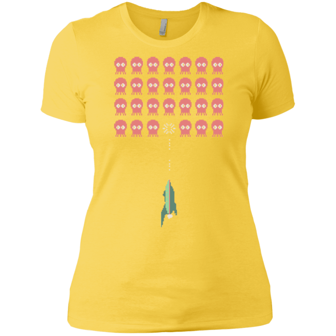 T-Shirts Vibrant Yellow / X-Small Lobster invaders Women's Premium T-Shirt