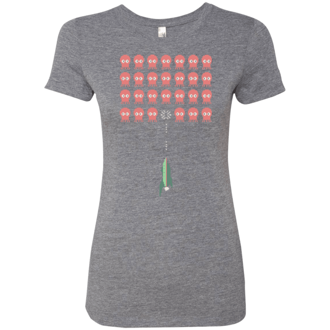 T-Shirts Premium Heather / Small Lobster invaders Women's Triblend T-Shirt