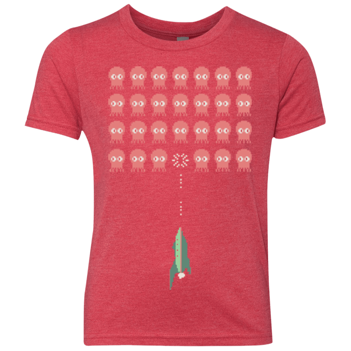 T-Shirts Vintage Red / YXS Lobster invaders Youth Triblend T-Shirt