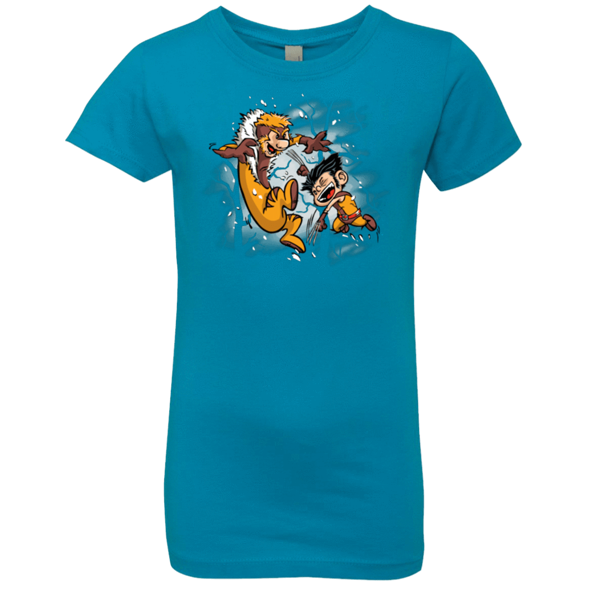T-Shirts Turquoise / YXS Logan and Victor Girls Premium T-Shirt