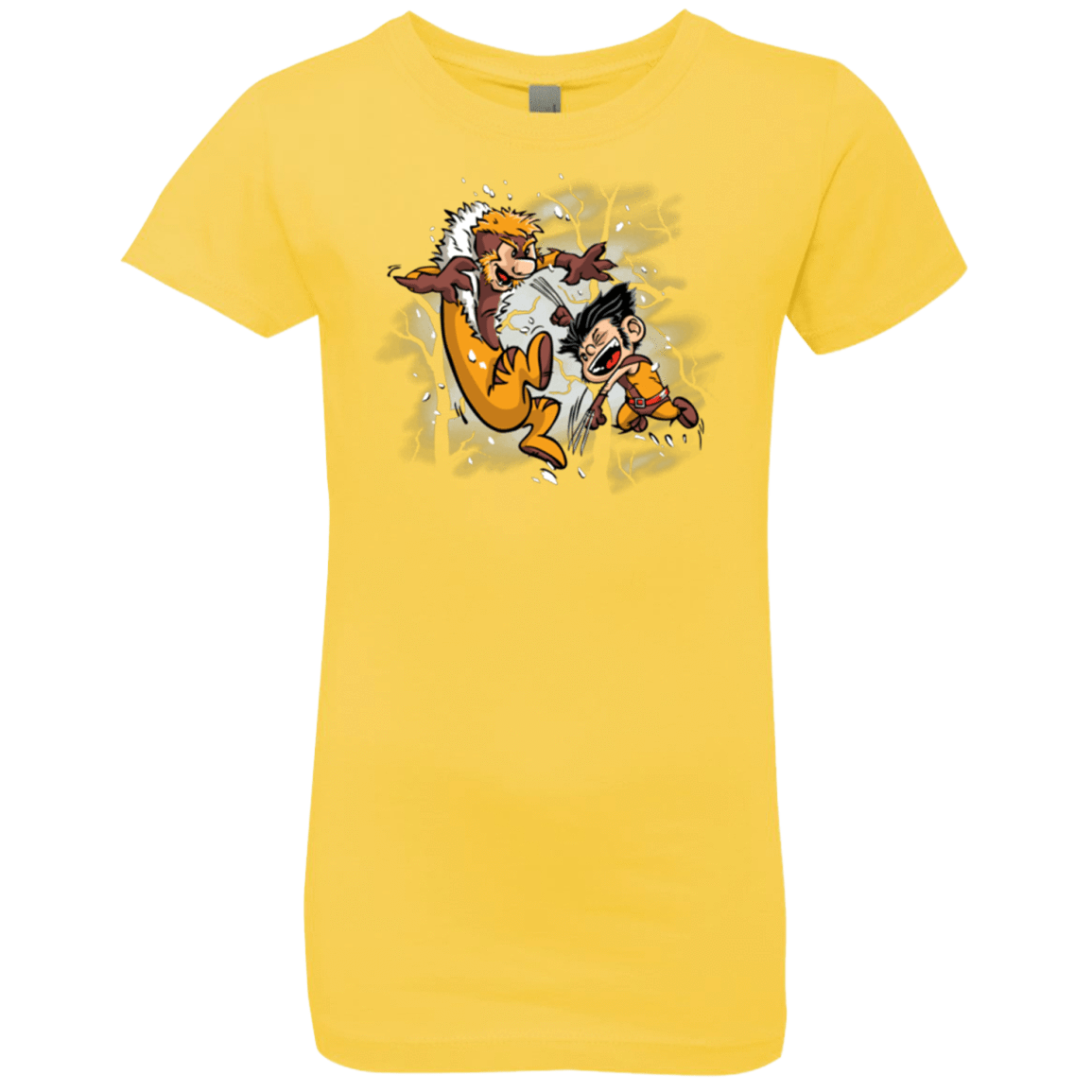 T-Shirts Vibrant Yellow / YXS Logan and Victor Girls Premium T-Shirt