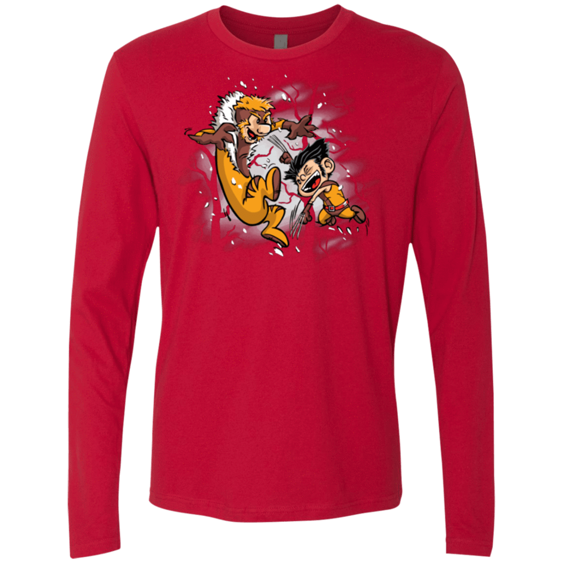 T-Shirts Red / Small Logan and Victor Men's Premium Long Sleeve