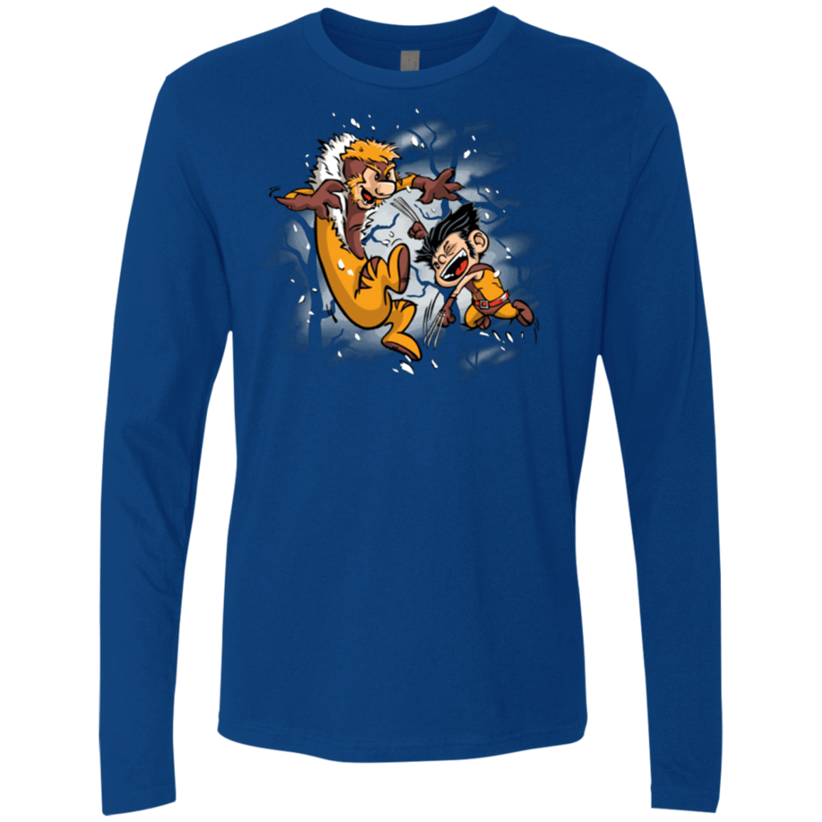 T-Shirts Royal / Small Logan and Victor Men's Premium Long Sleeve