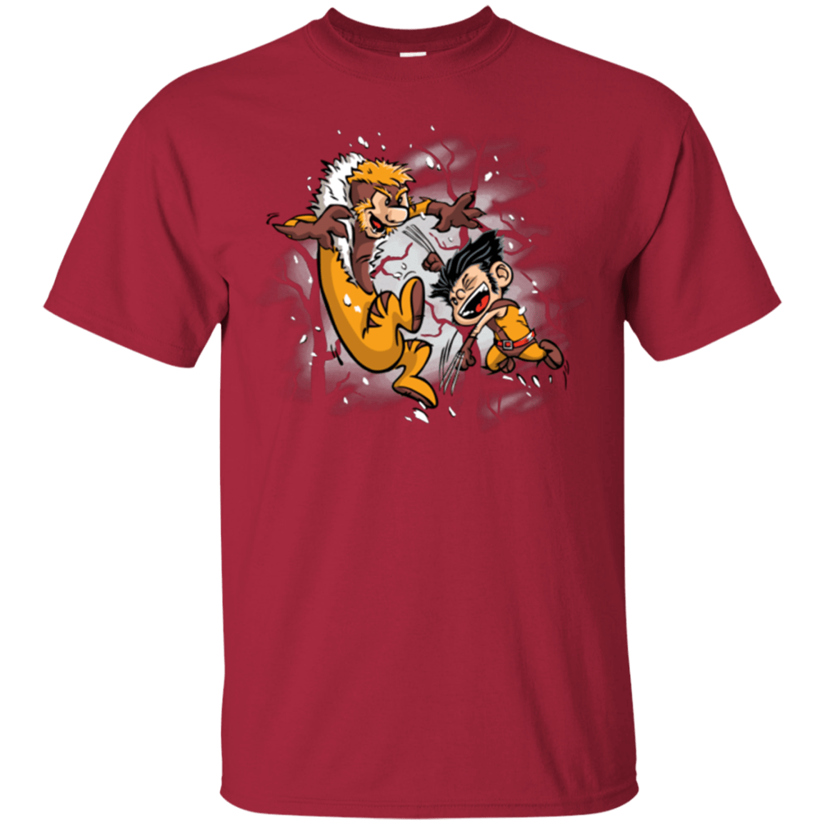 T-Shirts Cardinal / Small Logan and Victor T-Shirt