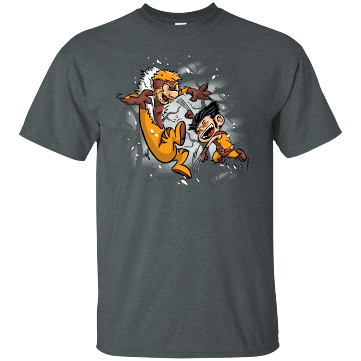 T-Shirts Dark Heather / Small Logan and Victor T-Shirt