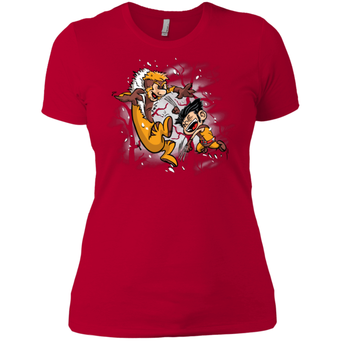 T-Shirts Red / X-Small Logan and Victor Women's Premium T-Shirt