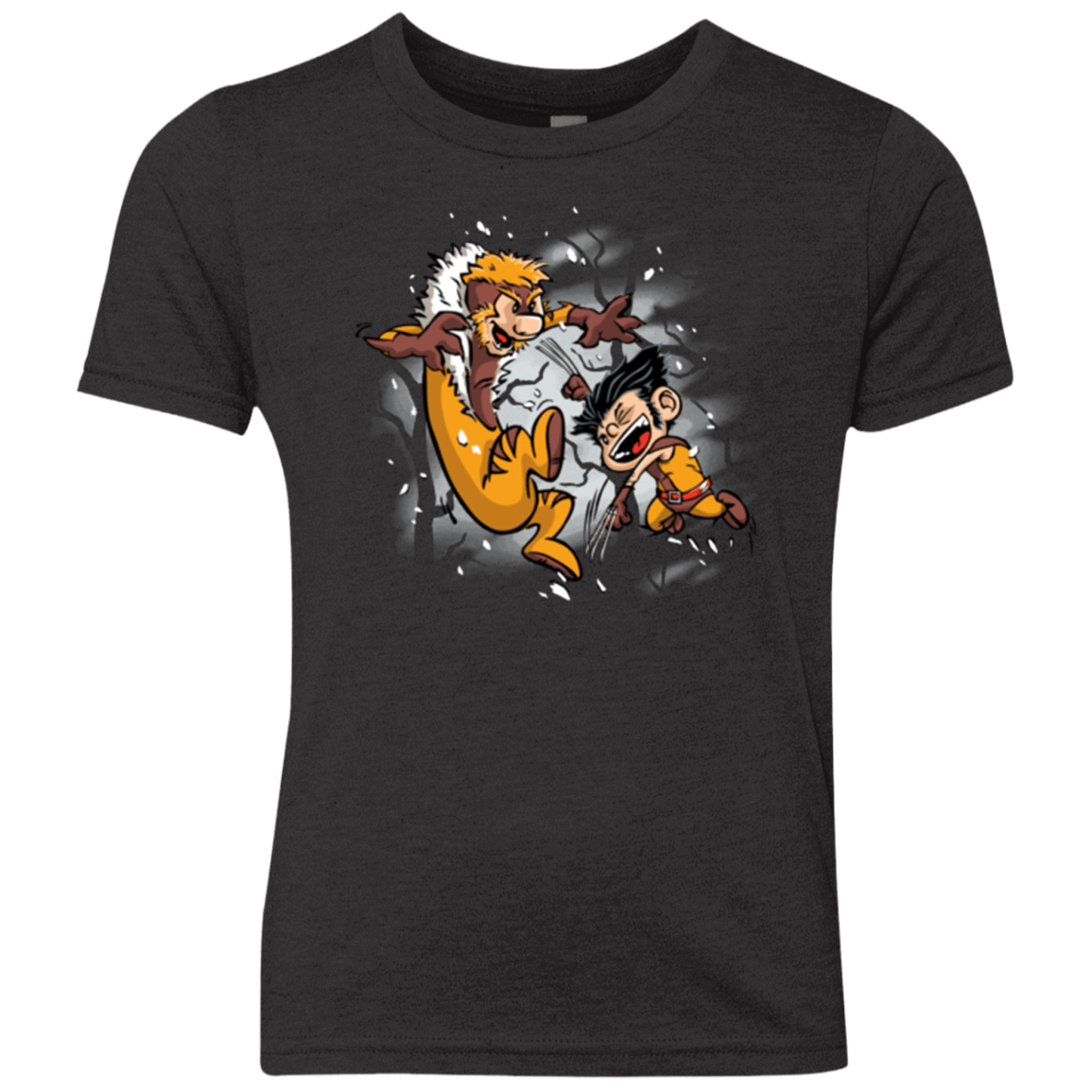 T-Shirts Vintage Black / YXS Logan and Victor Youth Triblend T-Shirt