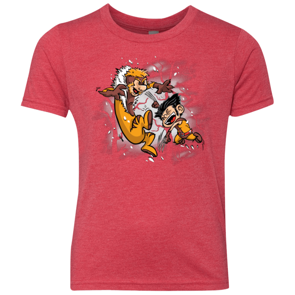 T-Shirts Vintage Red / YXS Logan and Victor Youth Triblend T-Shirt