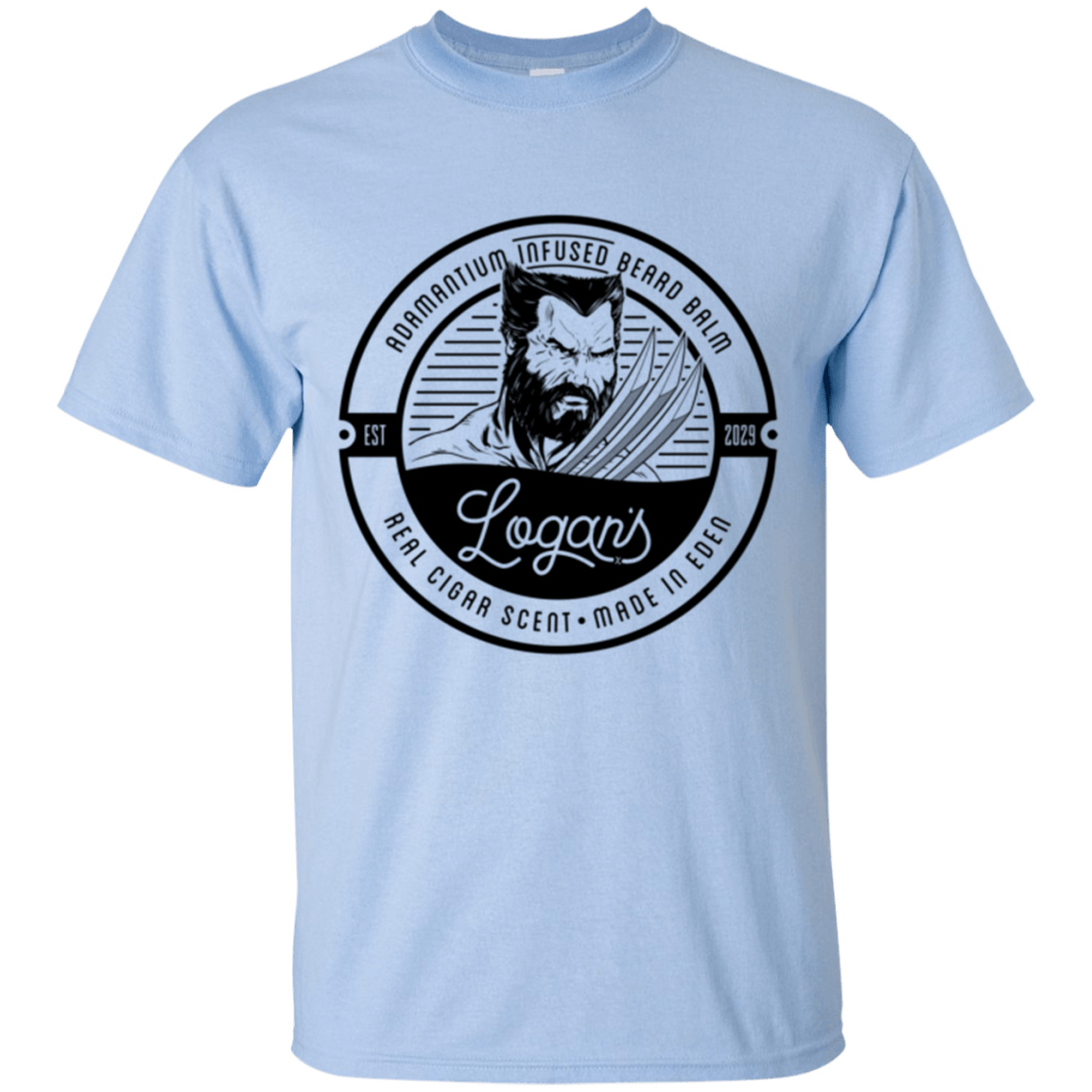 T-Shirts Light Blue / Small Logans Beard Balm T-Shirt