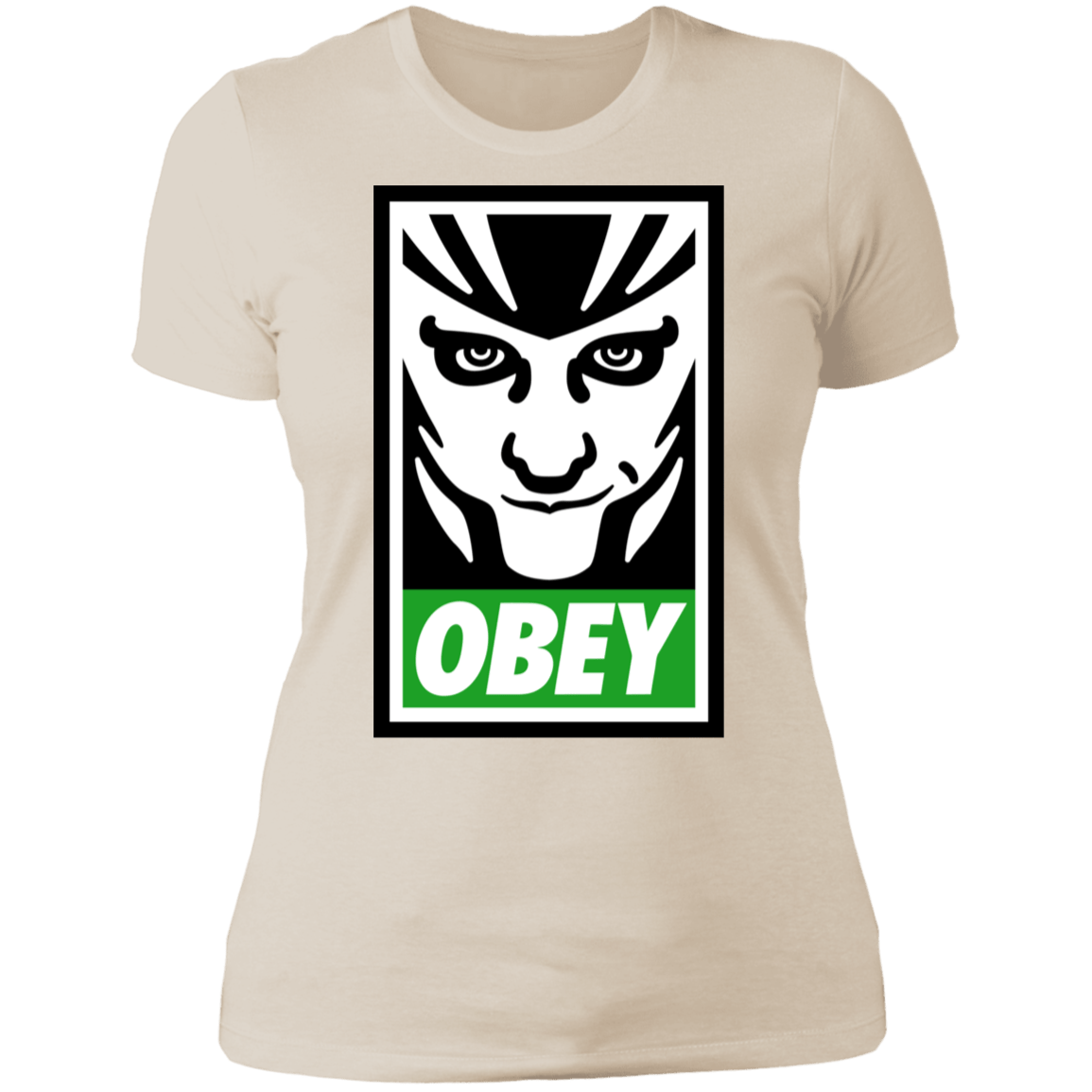 T-Shirts Ivory/ / S Loki Obey Women's Premium T-Shirt