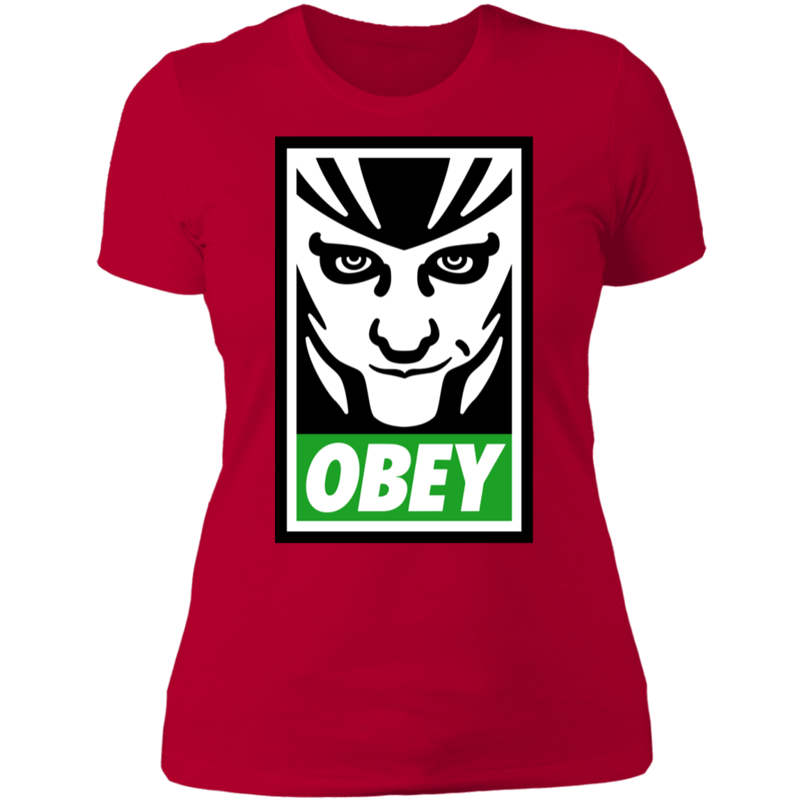 T-Shirts Red / S Loki Obey Women's Premium T-Shirt