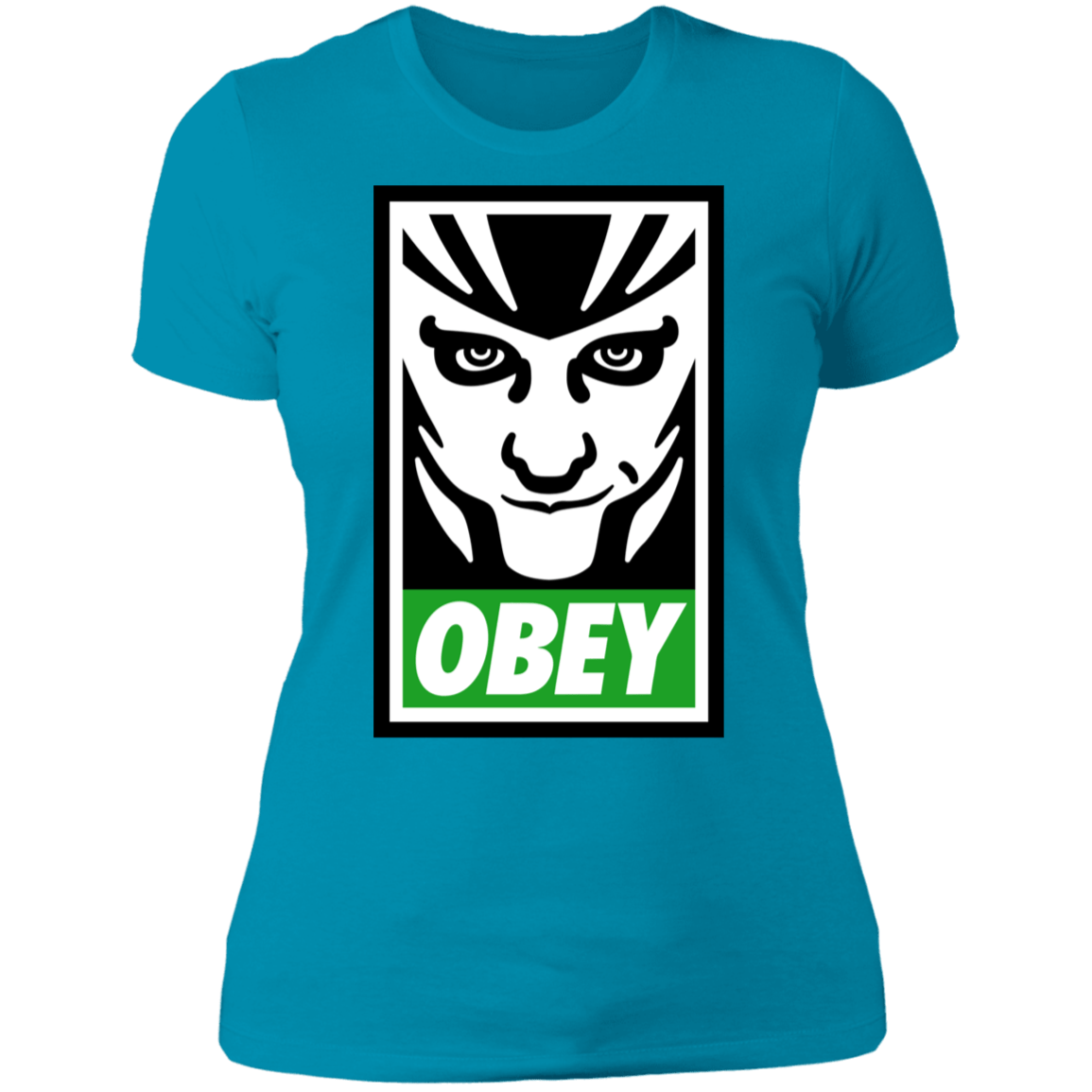 T-Shirts Turquoise / S Loki Obey Women's Premium T-Shirt