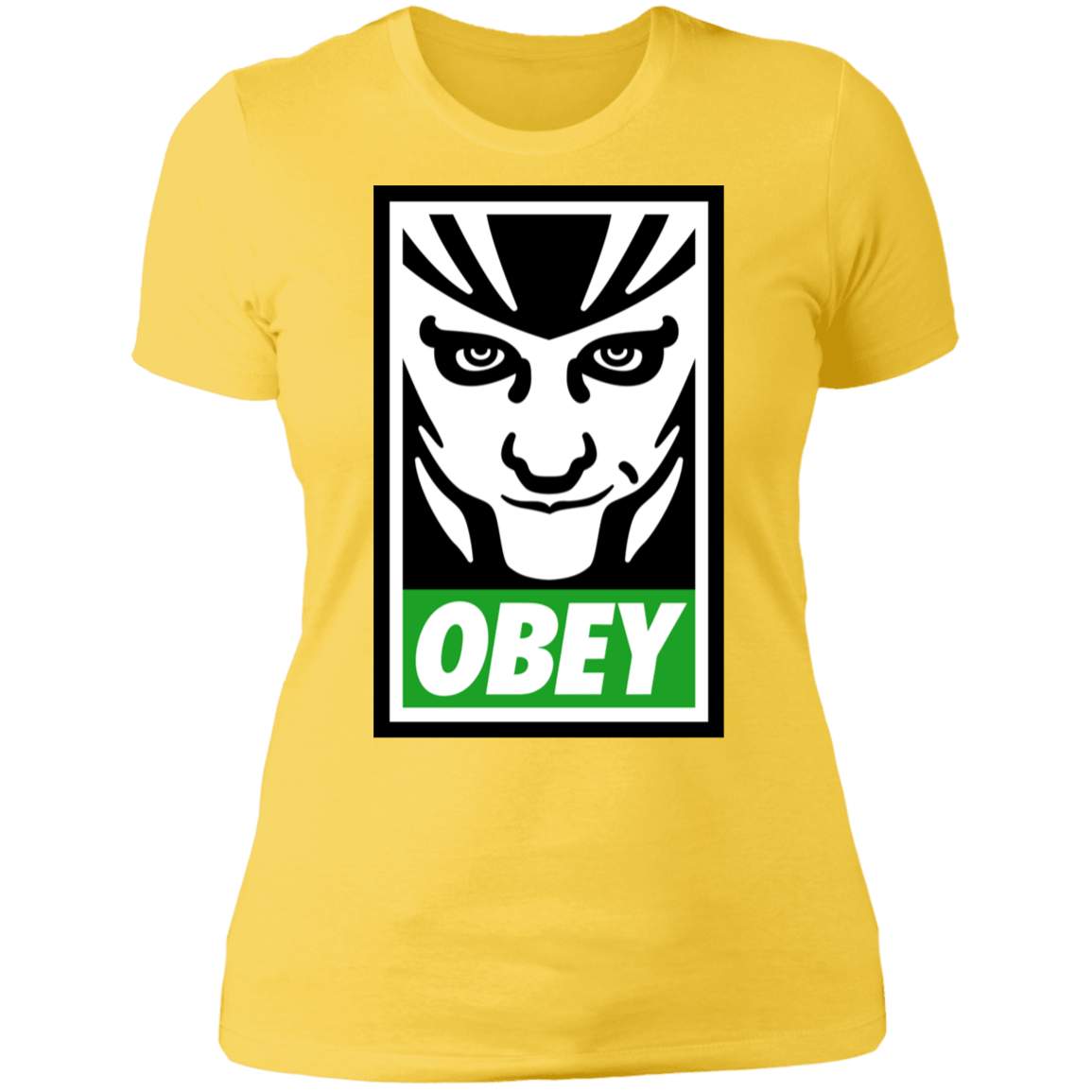 T-Shirts Vibrant Yellow / S Loki Obey Women's Premium T-Shirt