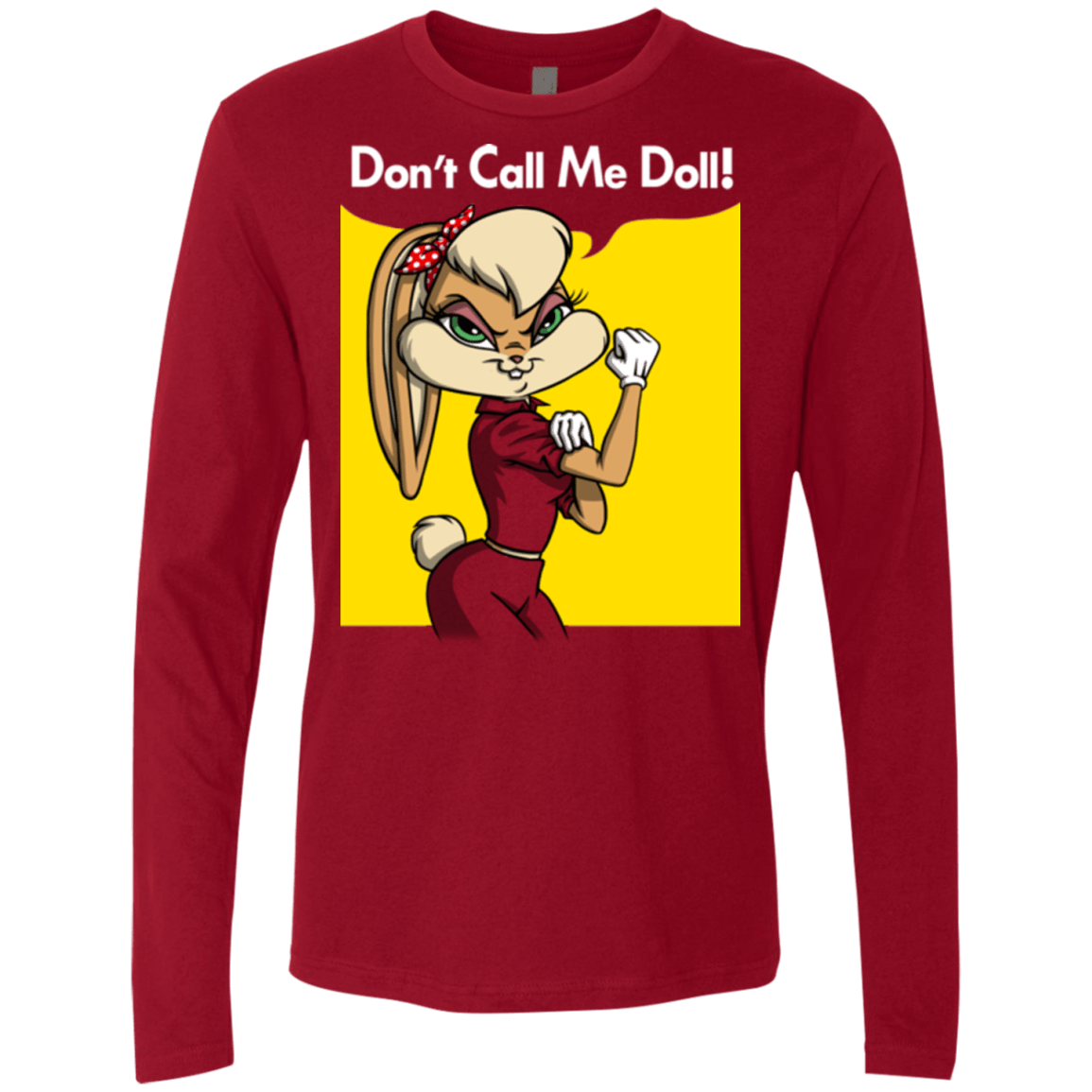T-Shirts Cardinal / S Lola Dont Call me Doll Men's Premium Long Sleeve