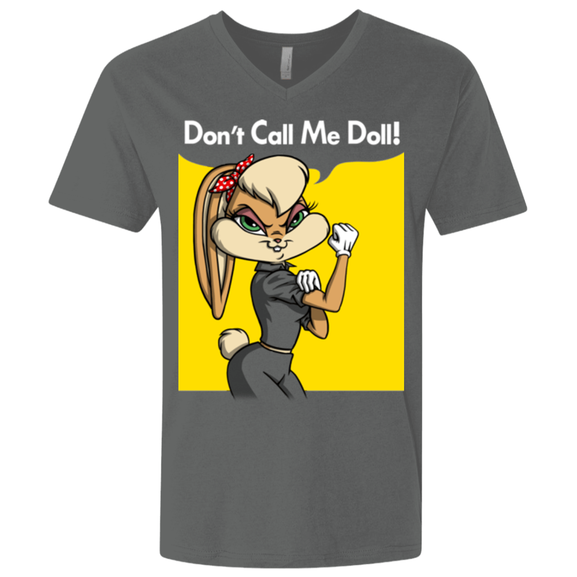 T-Shirts Heavy Metal / X-Small Lola Dont Call me Doll Men's Premium V-Neck