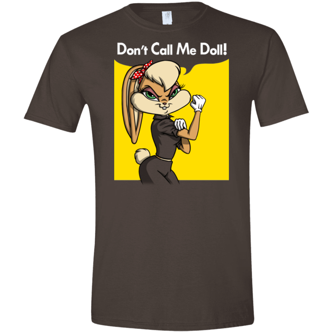 T-Shirts Dark Chocolate / S Lola Dont Call me Doll Men's Semi-Fitted Softstyle
