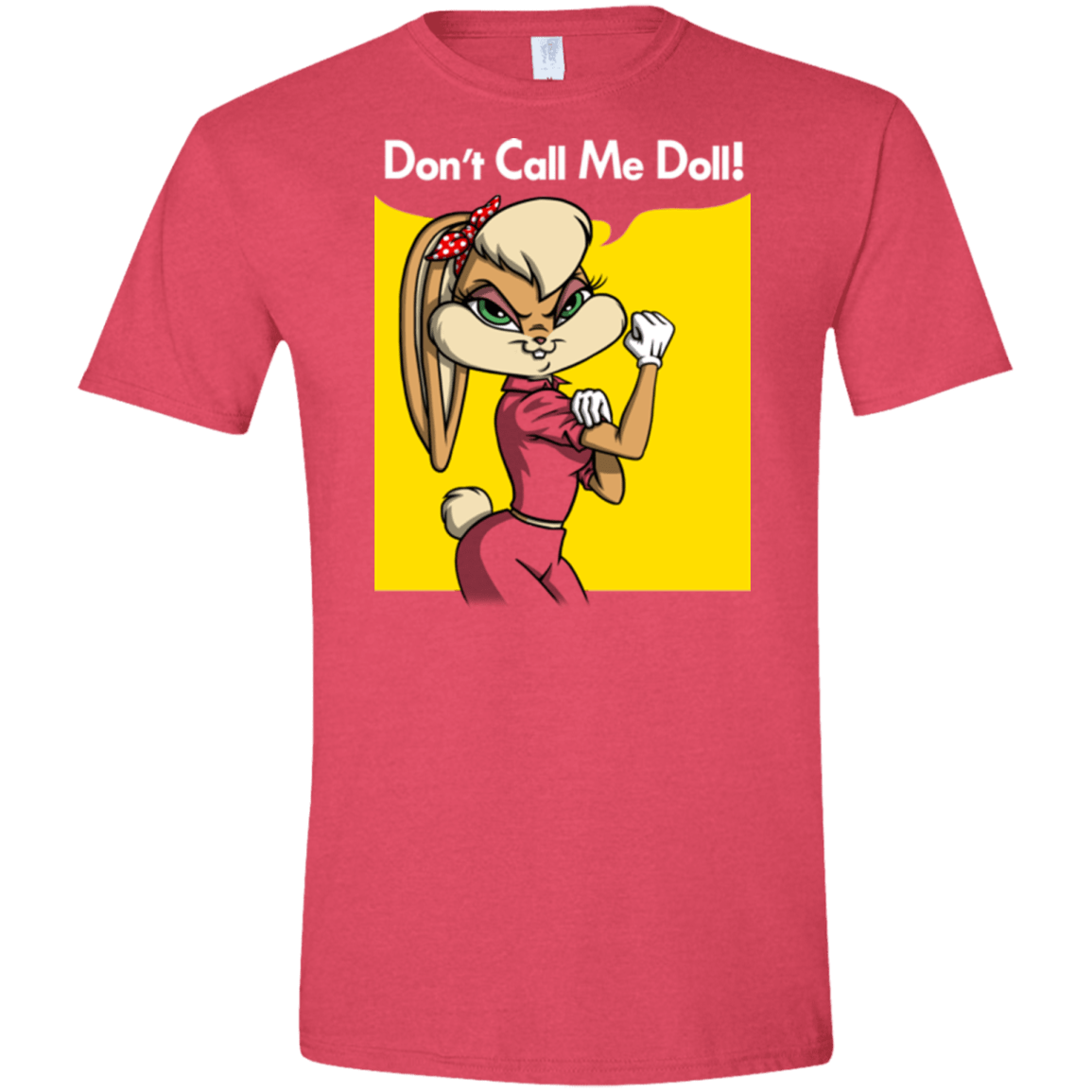 T-Shirts Heather Red / S Lola Dont Call me Doll Men's Semi-Fitted Softstyle