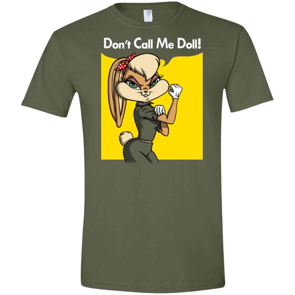 T-Shirts Military Green / S Lola Dont Call me Doll Men's Semi-Fitted Softstyle