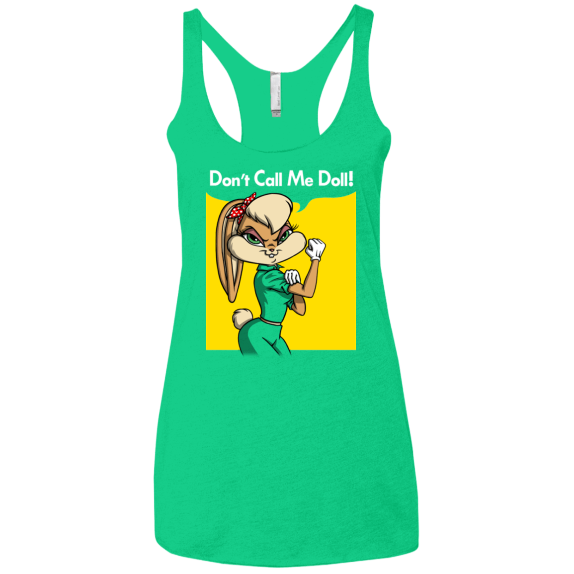 T-Shirts Envy / X-Small Lola Dont Call me Doll Women's Triblend Racerback Tank