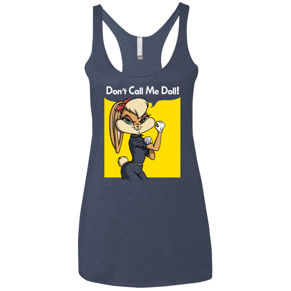 T-Shirts Vintage Navy / X-Small Lola Dont Call me Doll Women's Triblend Racerback Tank