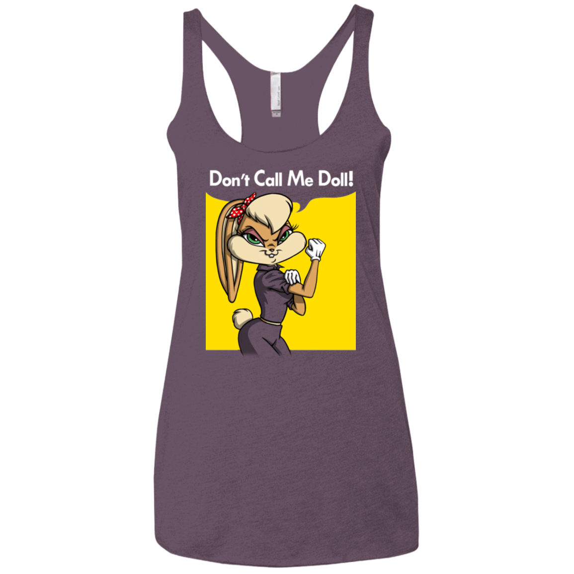 T-Shirts Vintage Purple / X-Small Lola Dont Call me Doll Women's Triblend Racerback Tank