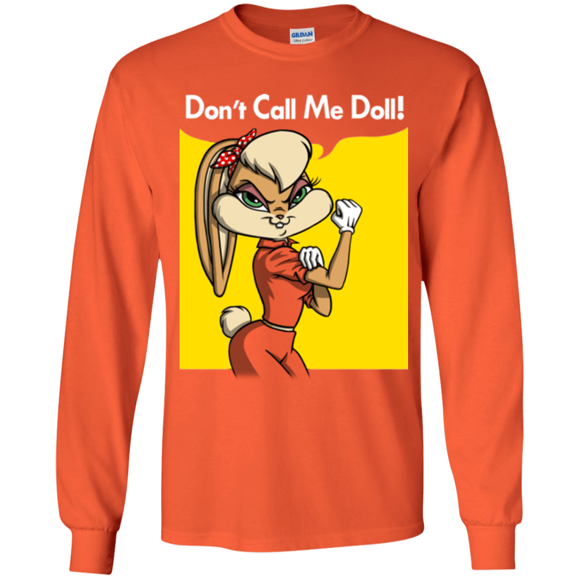 T-Shirts Orange / YS Lola Dont Call me Doll Youth Long Sleeve T-Shirt