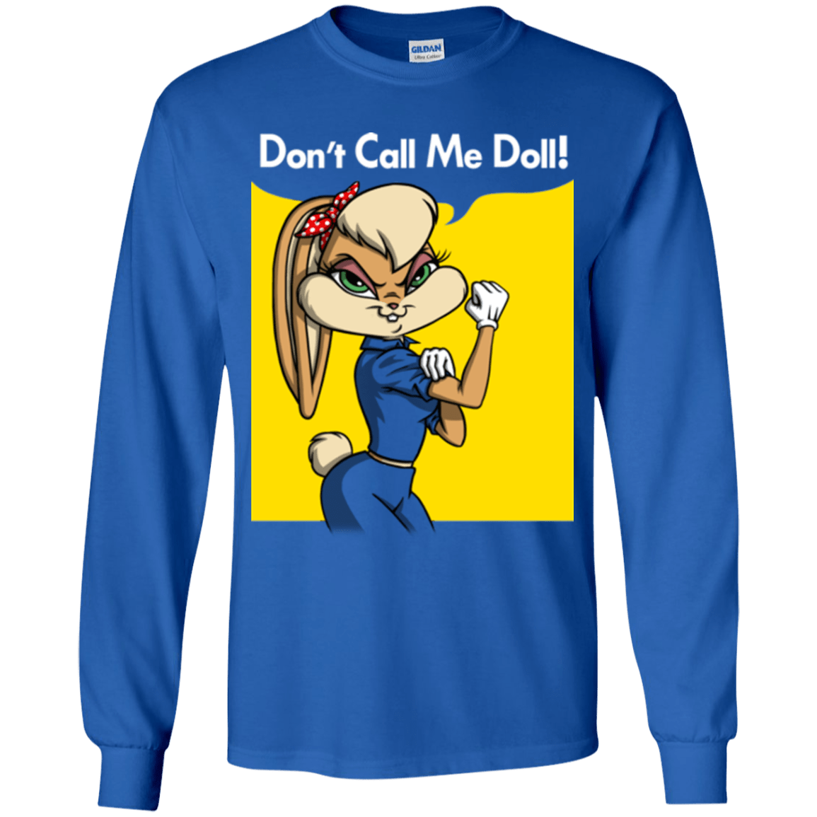 T-Shirts Royal / YS Lola Dont Call me Doll Youth Long Sleeve T-Shirt