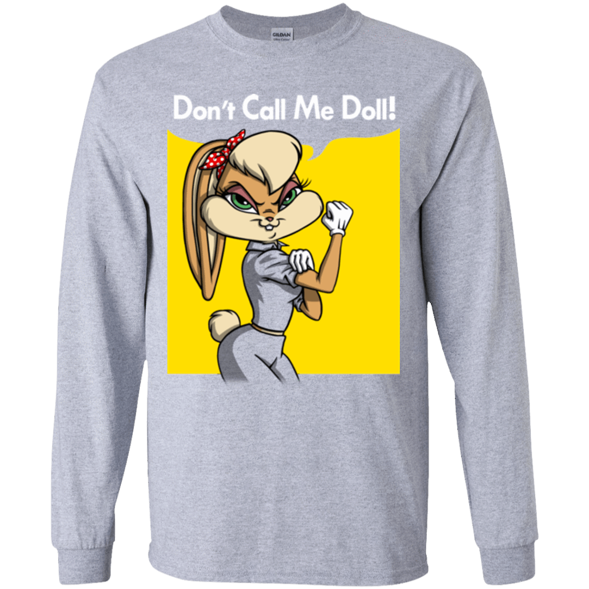 T-Shirts Sport Grey / YS Lola Dont Call me Doll Youth Long Sleeve T-Shirt