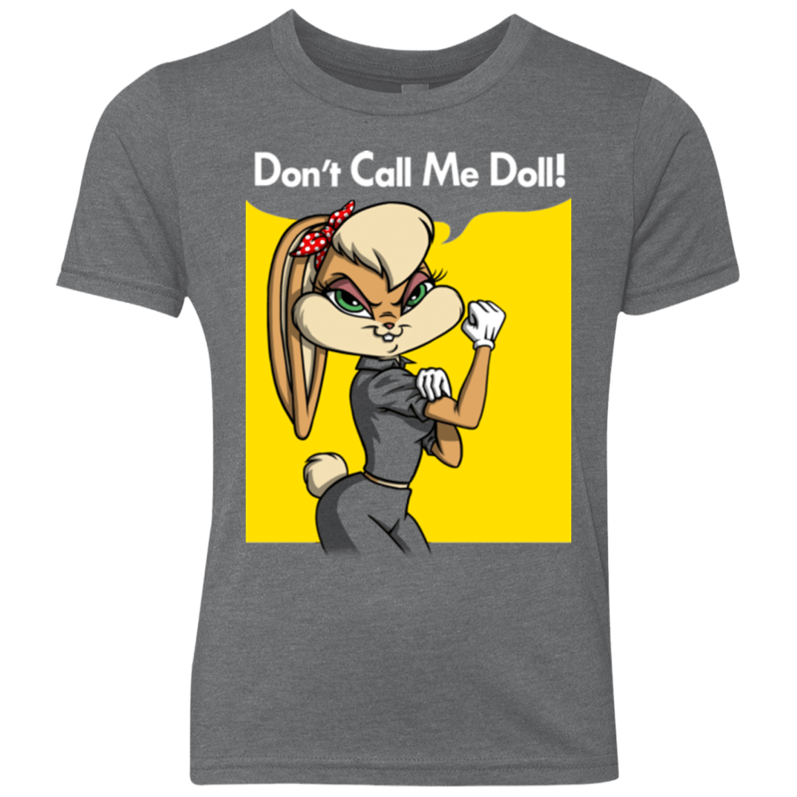 T-Shirts Premium Heather / YXS Lola Dont Call me Doll Youth Triblend T-Shirt