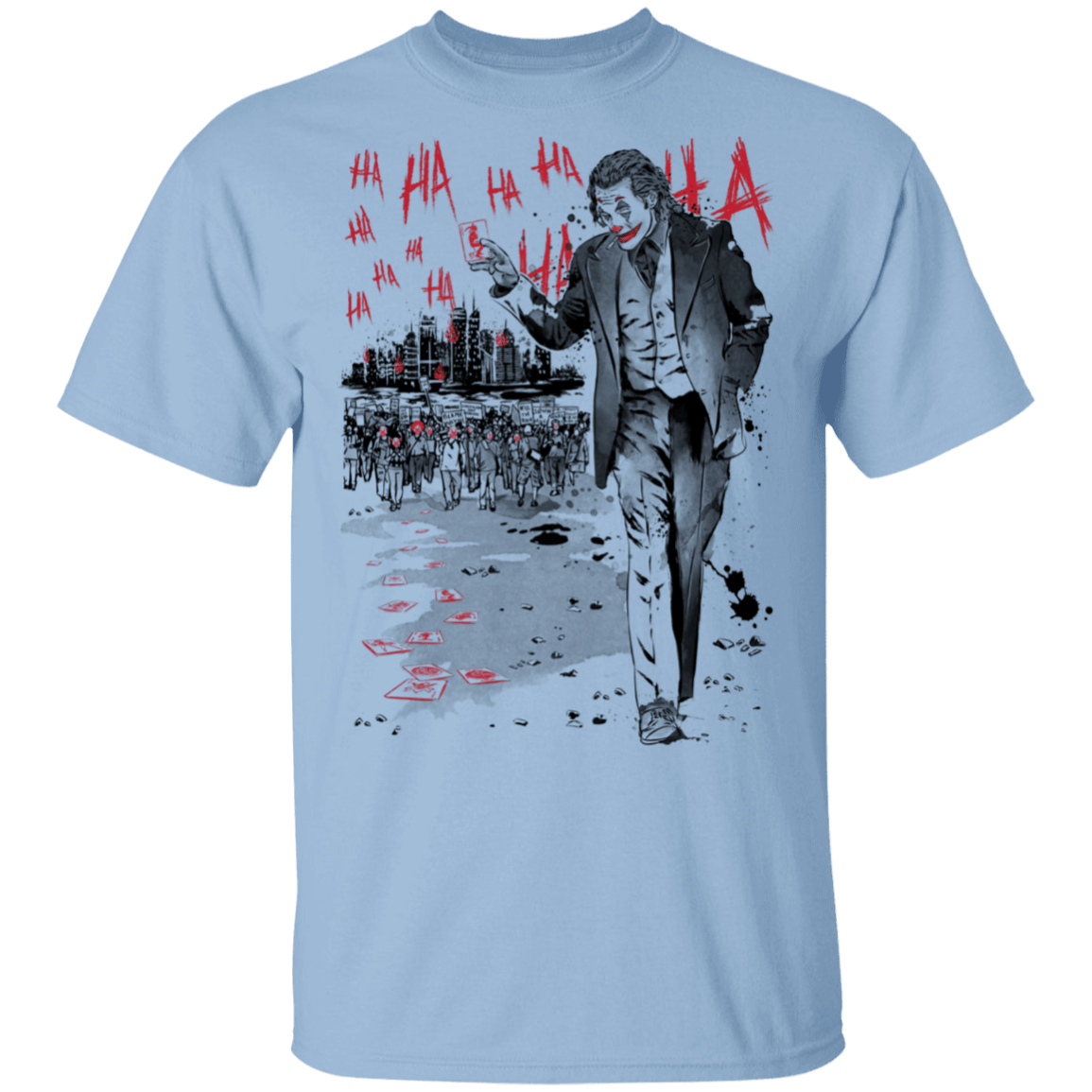 T-Shirts Light Blue / S Lone Comedian and Cubs T-Shirt