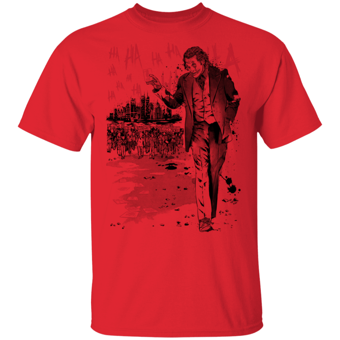 T-Shirts Red / S Lone Comedian and Cubs T-Shirt