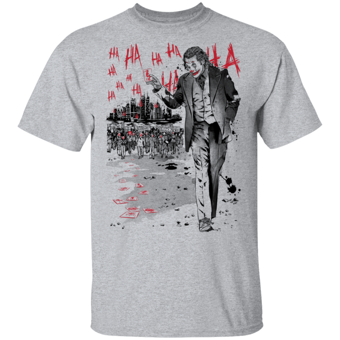 T-Shirts Sport Grey / S Lone Comedian and Cubs T-Shirt