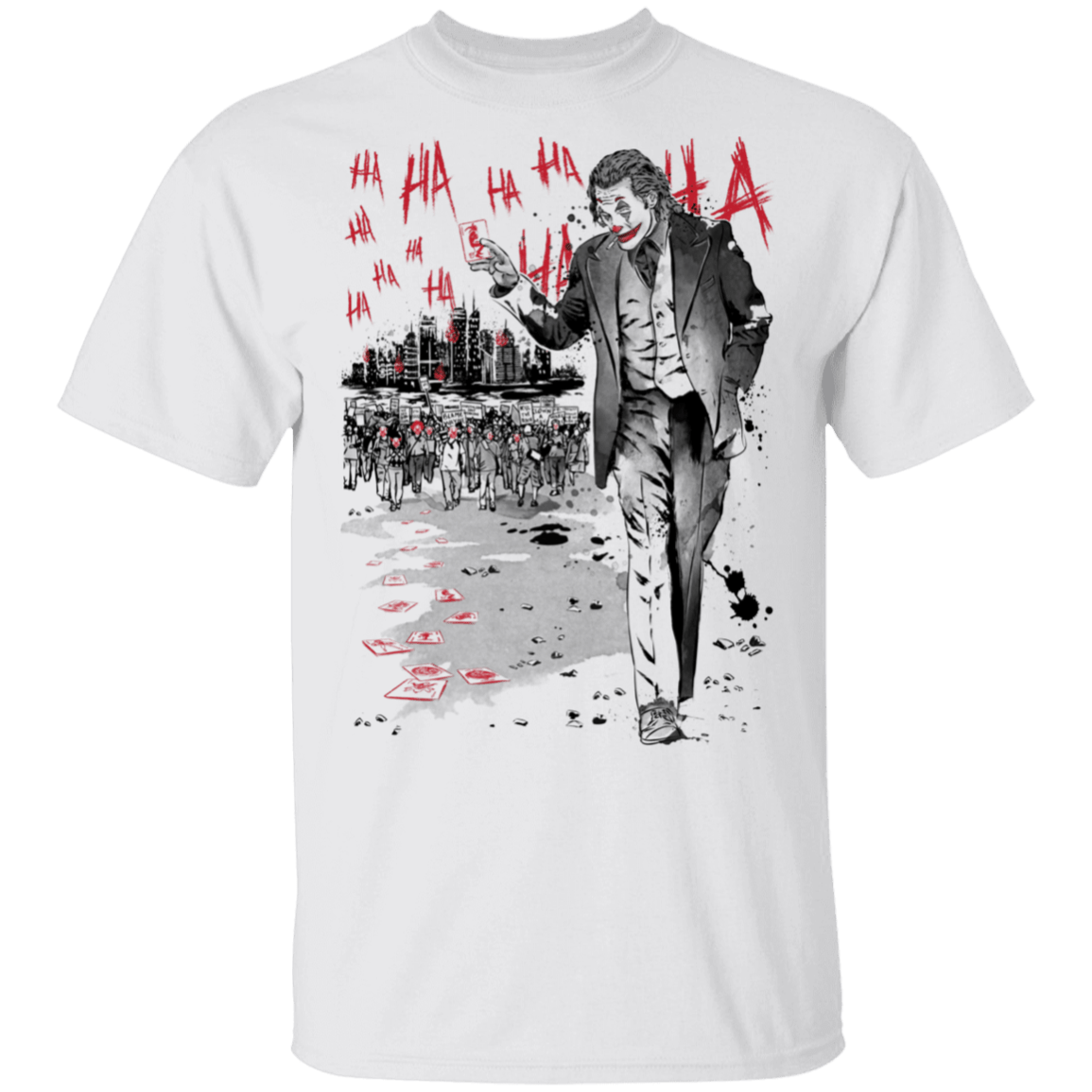 T-Shirts White / S Lone Comedian and Cubs T-Shirt