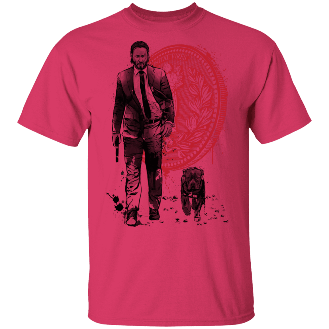 T-Shirts Heliconia / S Lone Hitman and Cub T-Shirt