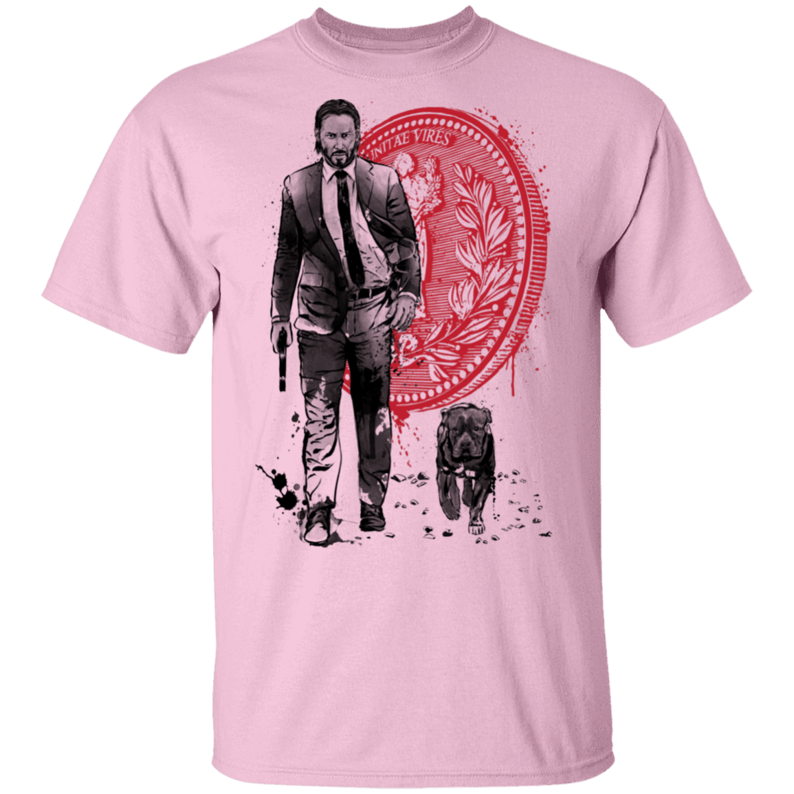 T-Shirts Light Pink / S Lone Hitman and Cub T-Shirt