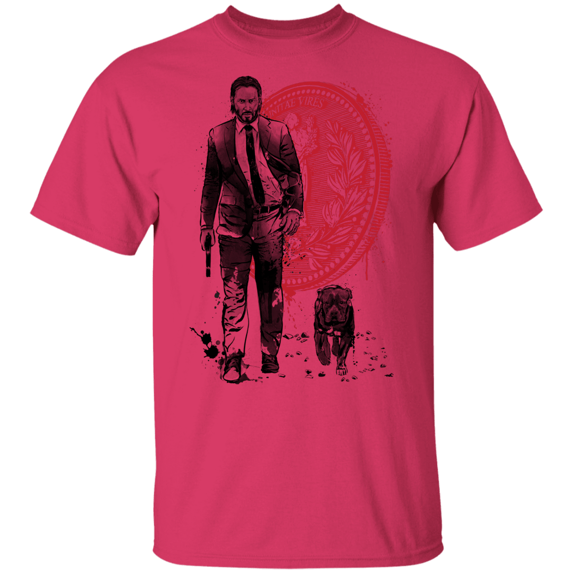 T-Shirts Heliconia / YXS Lone Hitman and Cub Youth T-Shirt