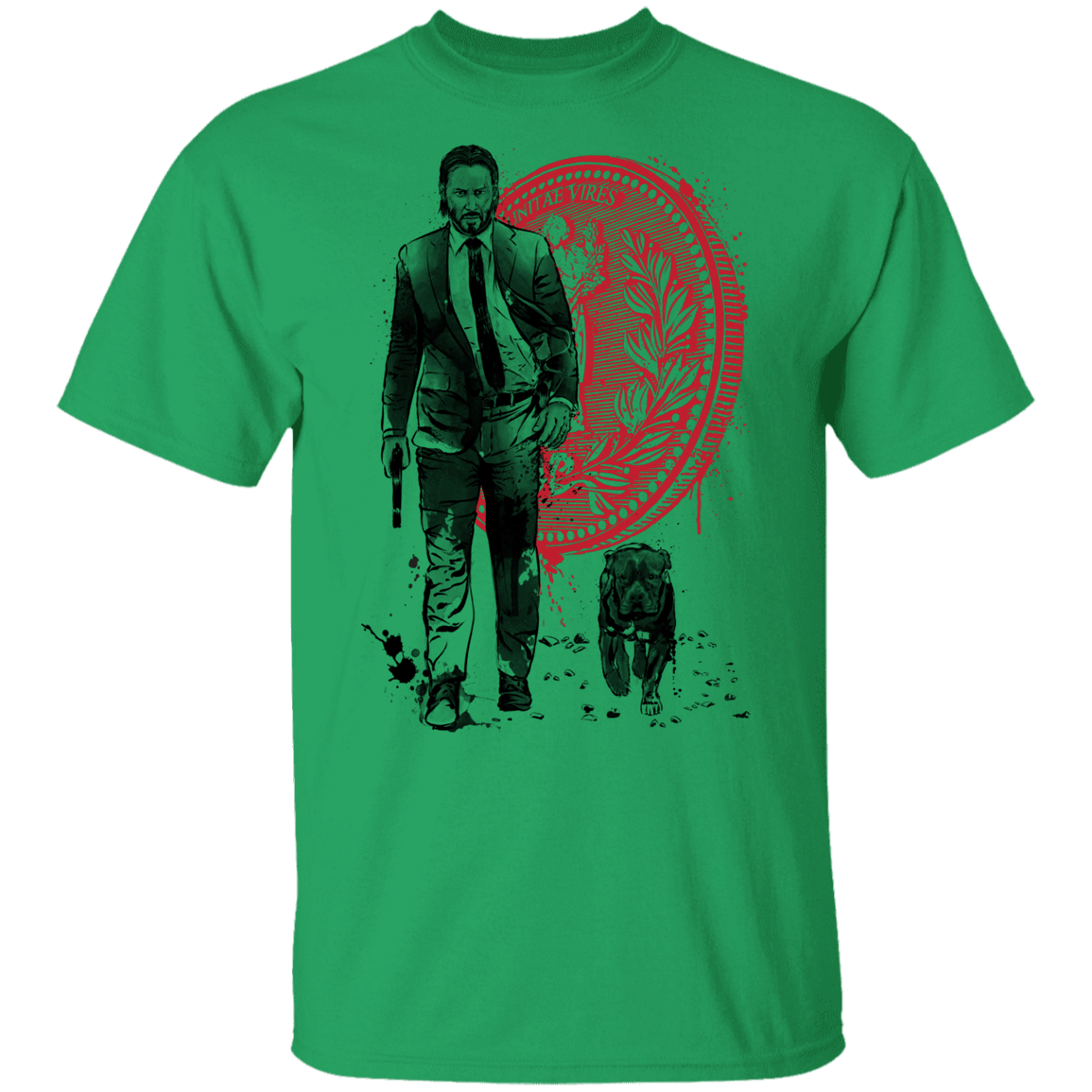 T-Shirts Irish Green / YXS Lone Hitman and Cub Youth T-Shirt