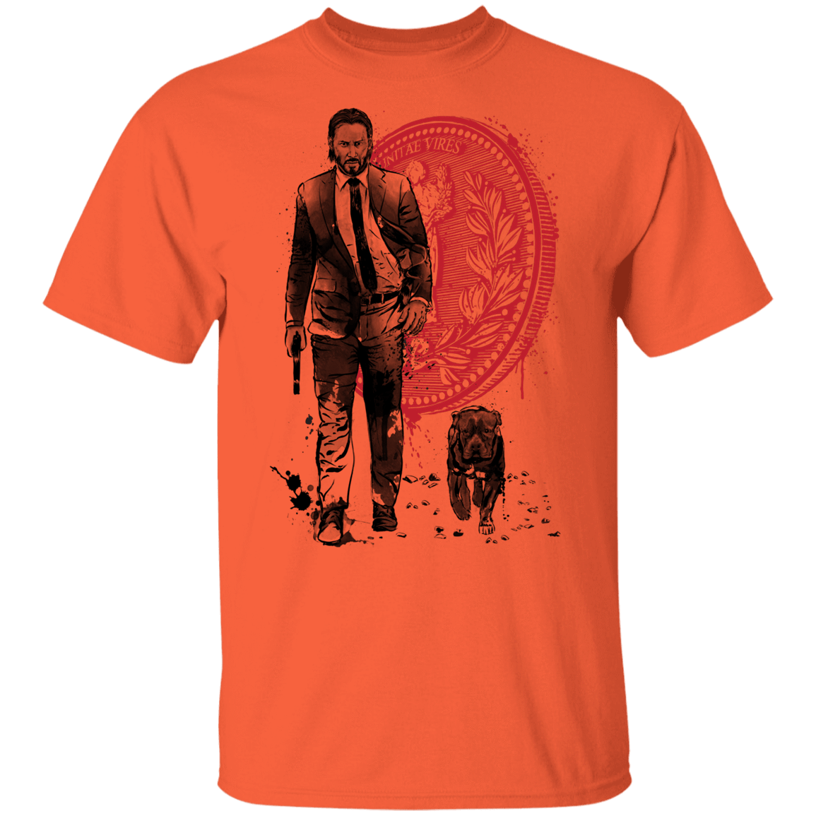 T-Shirts Orange / YXS Lone Hitman and Cub Youth T-Shirt