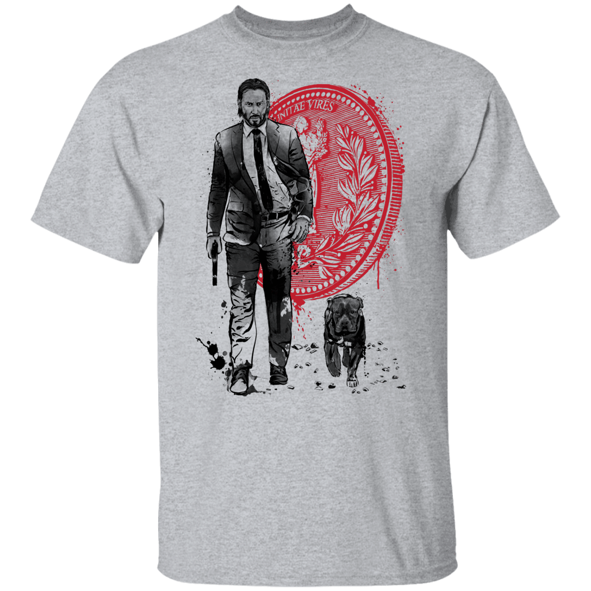 T-Shirts Sport Grey / YXS Lone Hitman and Cub Youth T-Shirt